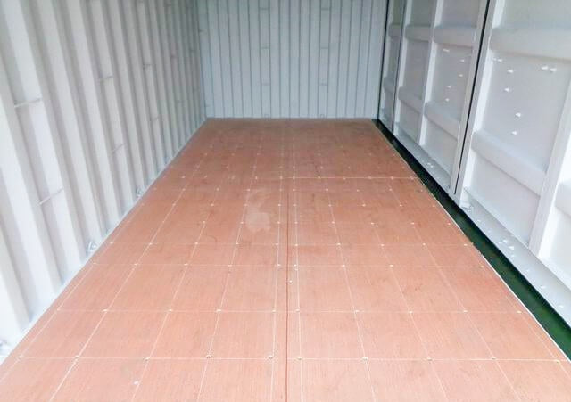 Contenedor Verde de 20 Pies con Lado Abierto