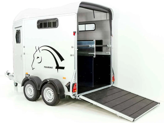 Remolque para Ganado y Caballos, aluminio para paseo de salto (2 caballos)